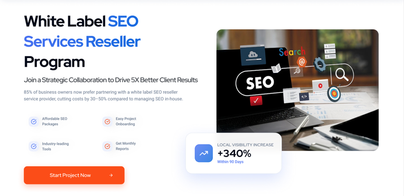 Tech Startup Launch Page